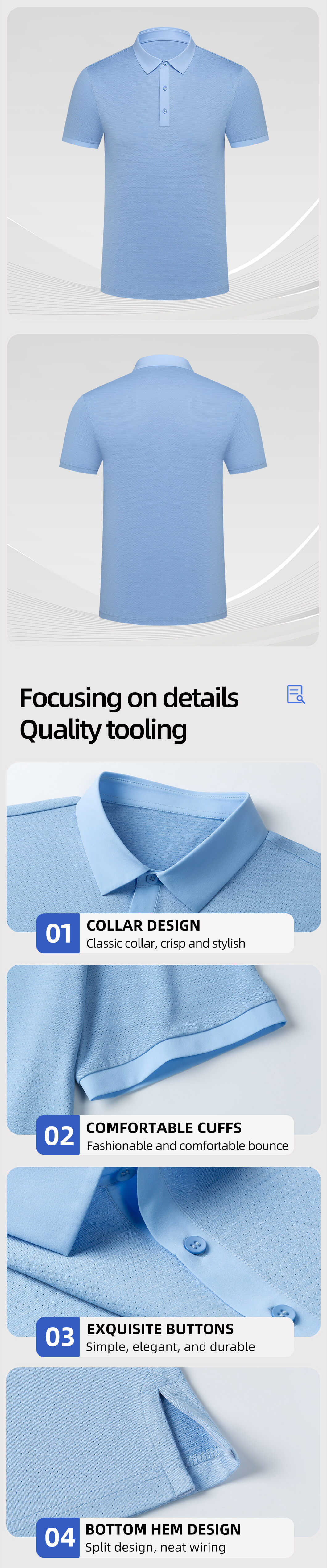 Quick-drying breathable short-sleeved work T-shirt SK-8087