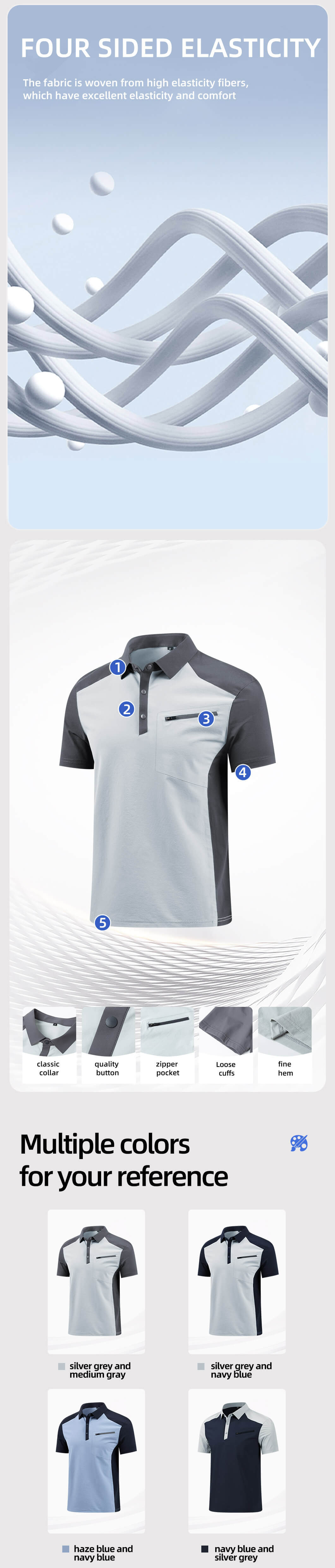 High-end quick-drying workwear T-shirt SK-8090_02