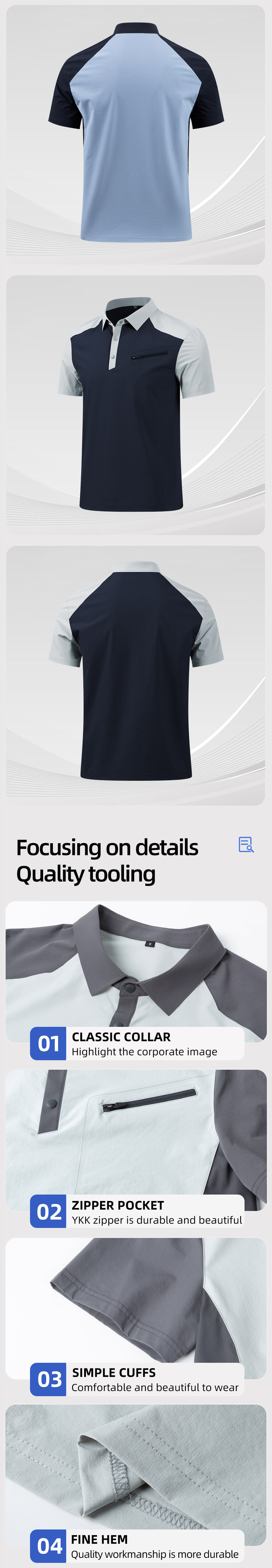 High-end quick-drying workwear T-shirt SK-8090_04