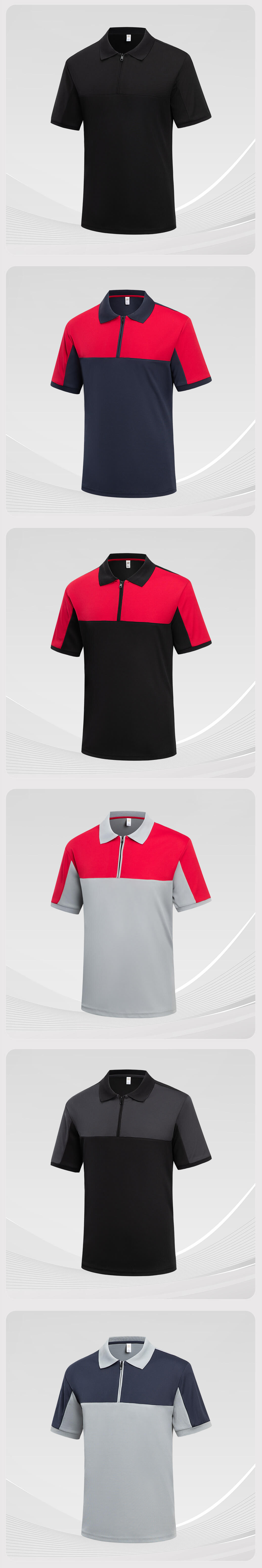 Quick-drying mesh work T-shirt YJ-1101T