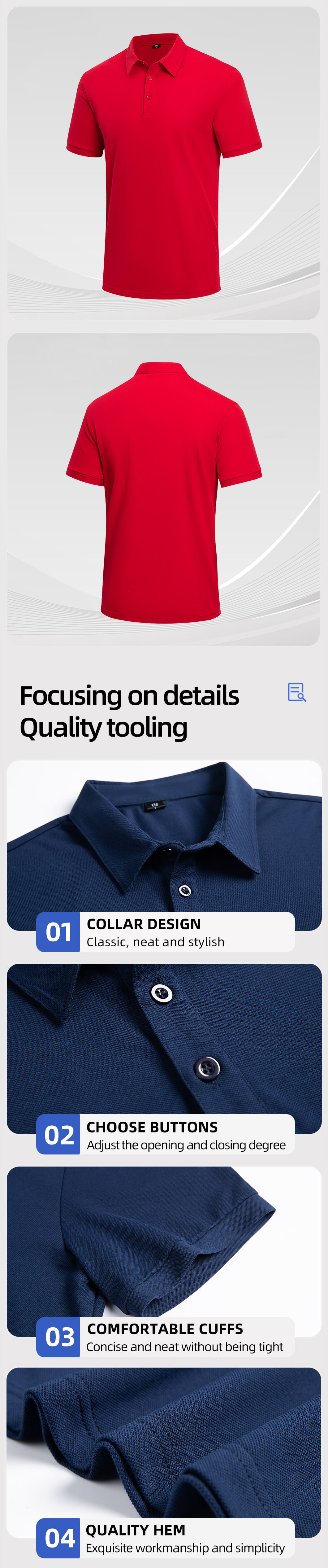 Breathable and wear-resistant workwear T-shirt YJ-1106T