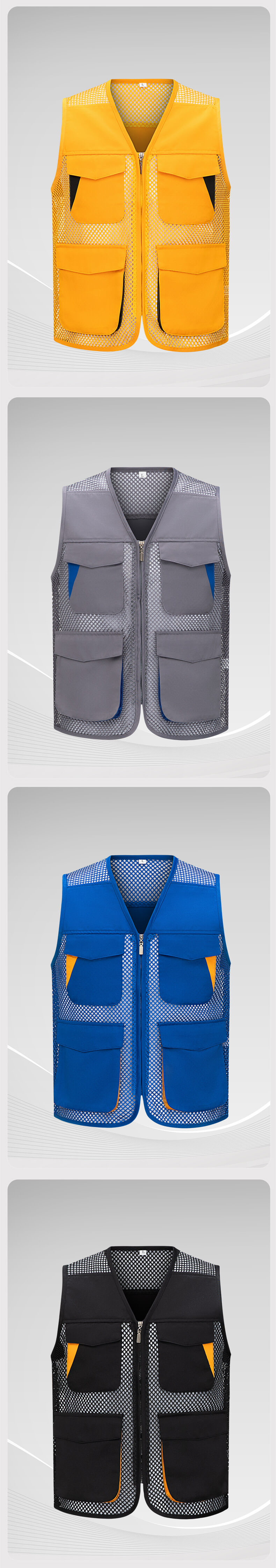 YJ-9009 Professional Mesh Work Vest