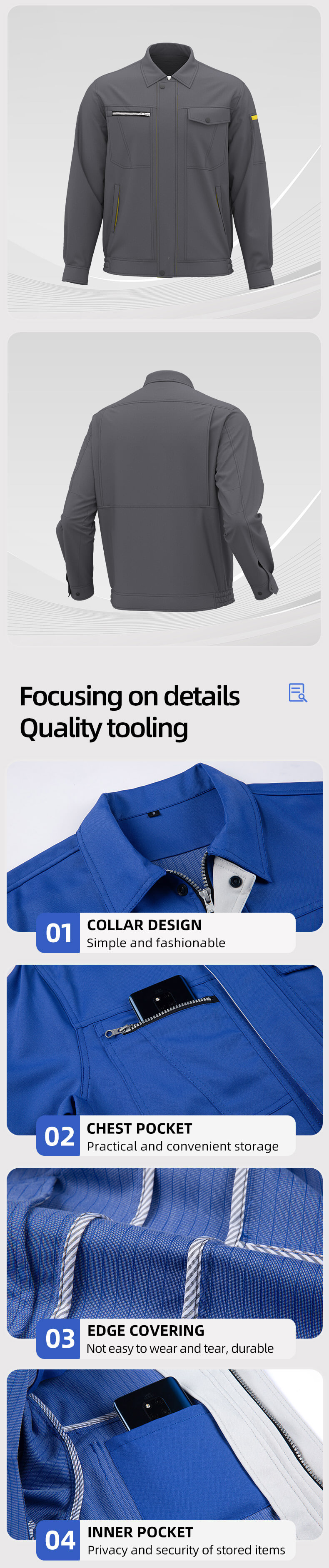 dl235-high-quality-logistics-and-express-work-jacket-back-and-body-details