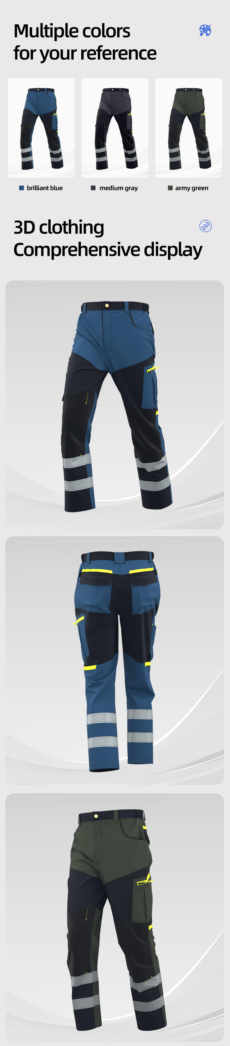 three-colors-of-wd252-work-pants
