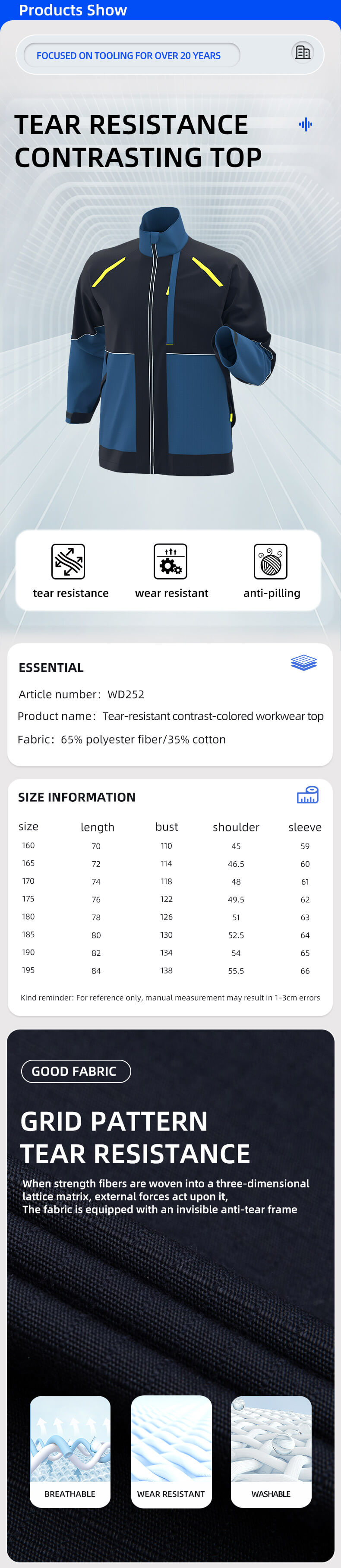 wd252-introduction-to-jacket-materials-and-sizes