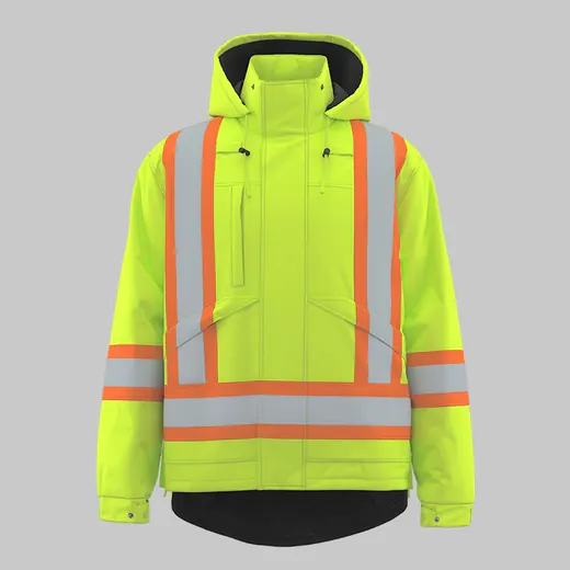 Hi-vis fluorescent winter jacket DZ241217-2