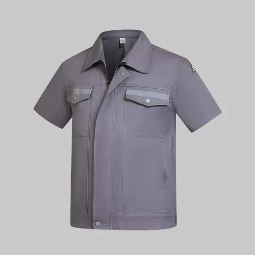 Pure cotton reflective work jacket QM2091D-4