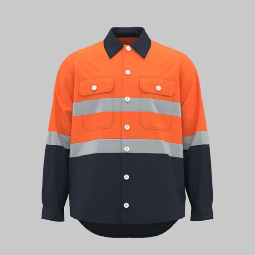 Spring Autumn Cotton Work Jacket Shirt WQ2119-2