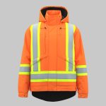 Hi-vis fluorescent winter jacket DZ241217-1