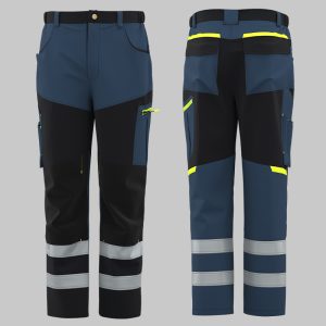 Tear resistant contrasting work PANTS Euro size S-3XL polyester cotton checkered anti tear 65X35/20x16 100X56 grams, weight 210g WD252-3