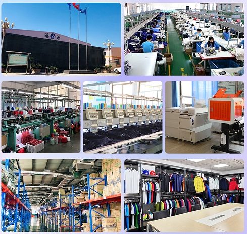 Haiyuan workwear manufacturer environment display