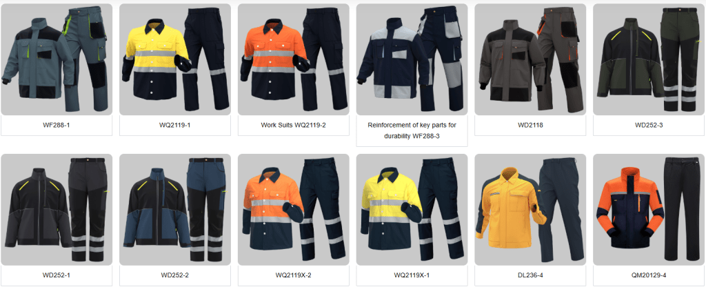 Comfortable and wear-resistant work clothes
