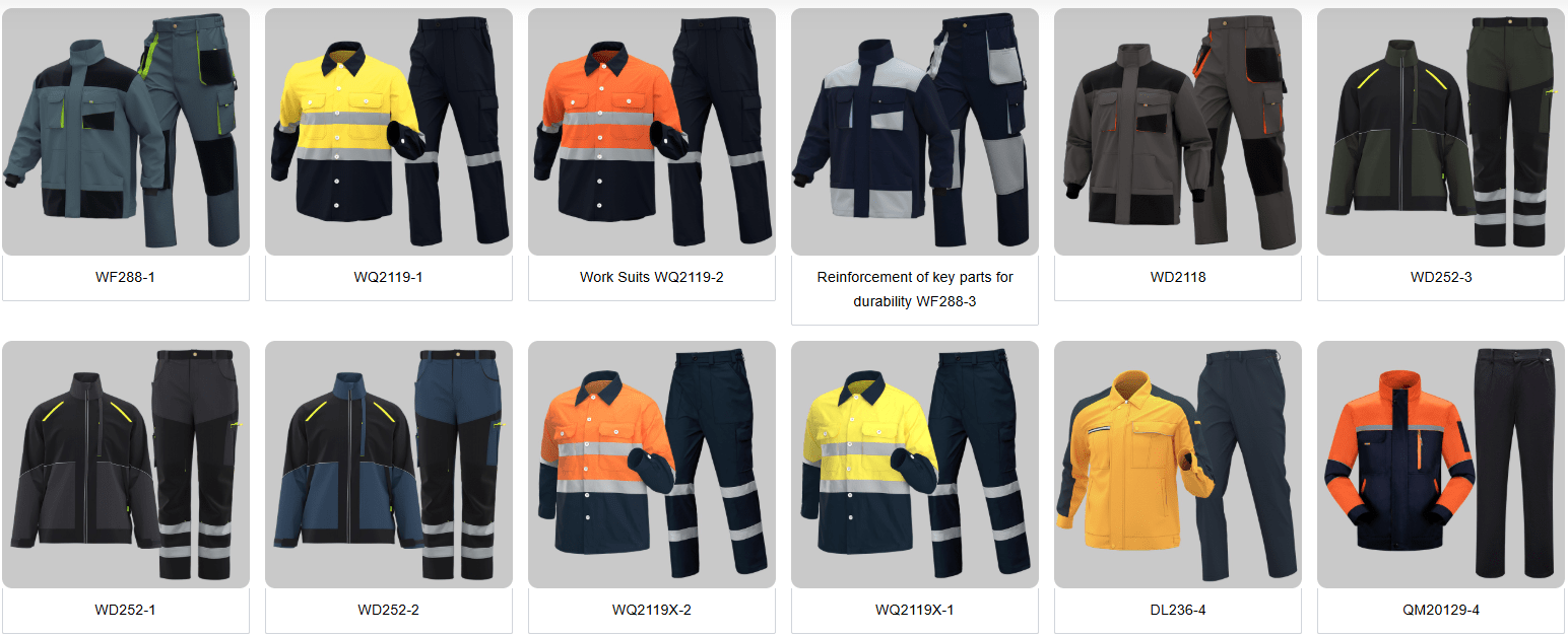 Comfortable and wear-resistant work clothes