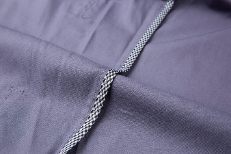 summer long sleeved cotton work clothes with multiple reflective stripes (qm2091x)