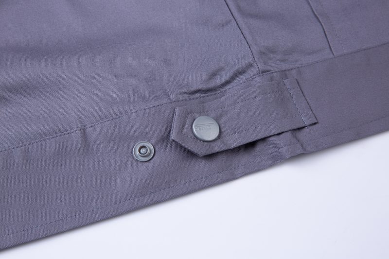 summer long sleeved cotton work clothes with multiple reflective stripes (qm2091x)