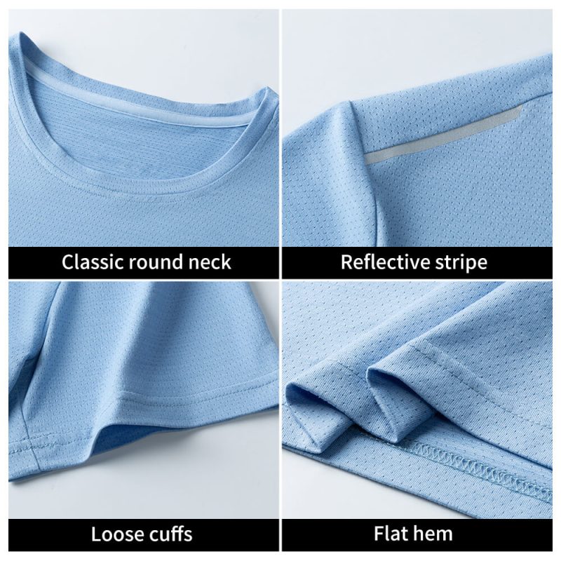 High-visibility crew neck short-sleeved workwear T-shirt SK-8086
