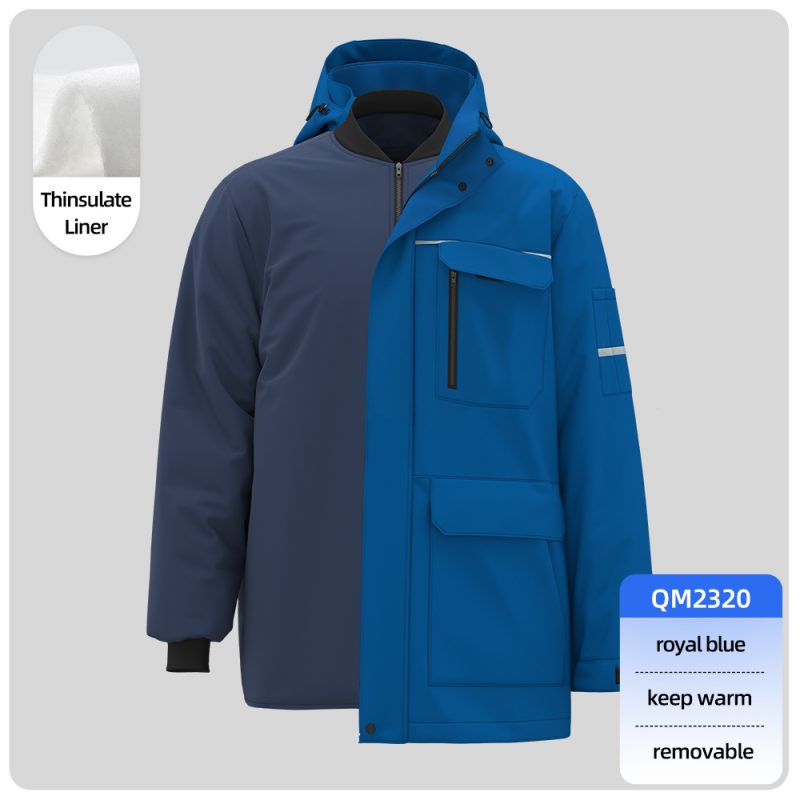 winter 100% cotton detachable fashion jacket