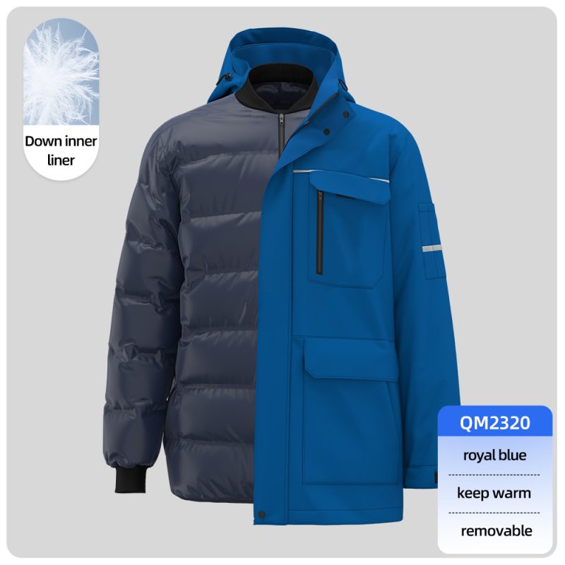 winter 100% cotton detachable fashion jacket