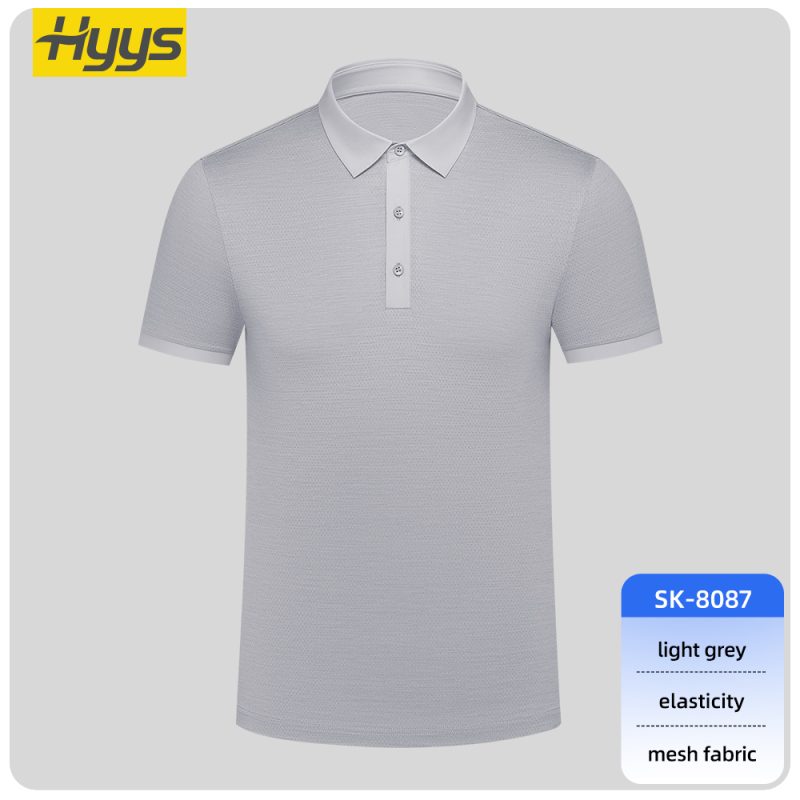 SKU_SK-8087 quick drying breathable short sleeved work t shirt