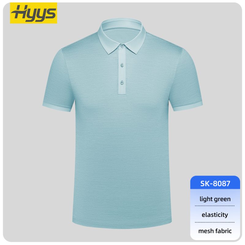 SKU_SK-8087 quick drying breathable short sleeved work t shirt
