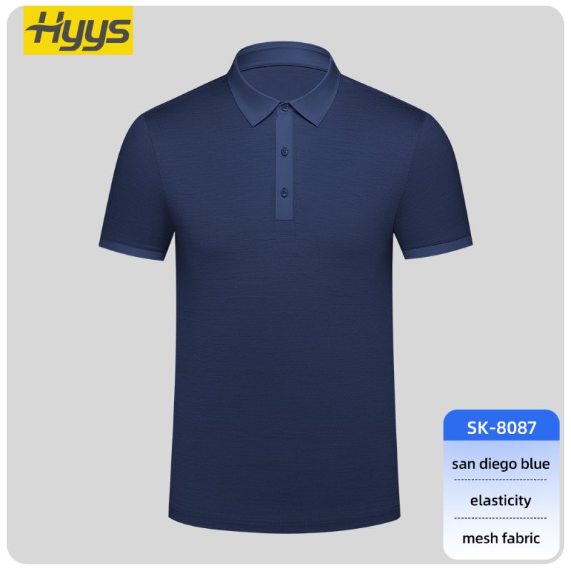 SKU_SK-8087 quick drying breathable short sleeved work t shirt