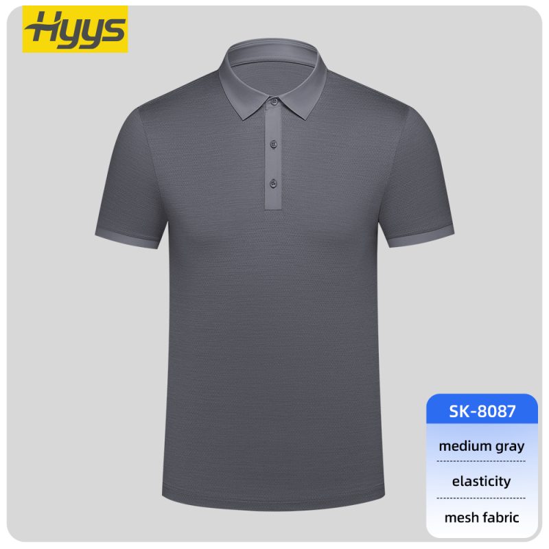SKU_SK-8087 quick drying breathable short sleeved work t shirt