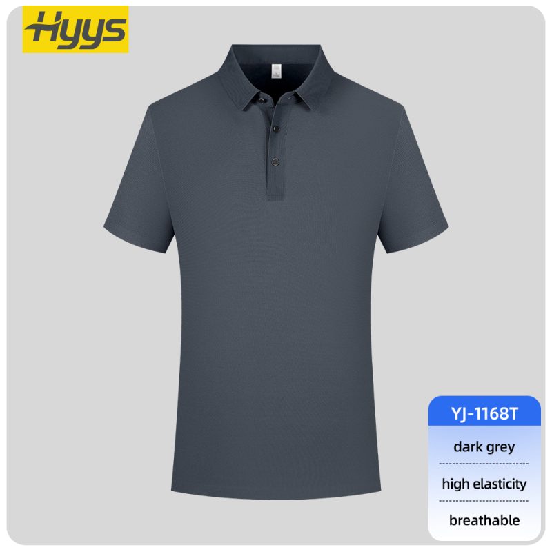 seamless high elastic workwear polo shirt YJ-1168T