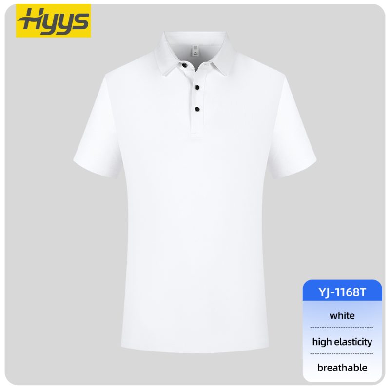 seamless high elastic workwear polo shirt YJ-1168T