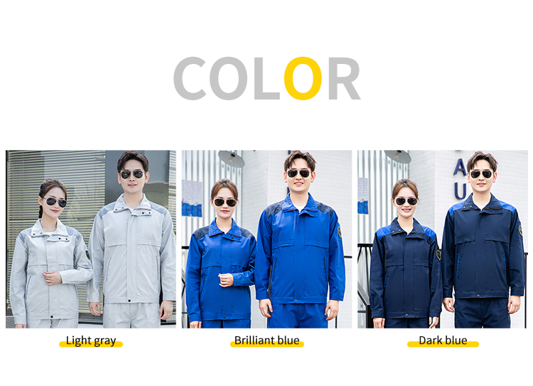 cotton grid high quality anti static clothing spring autumn long sleeves