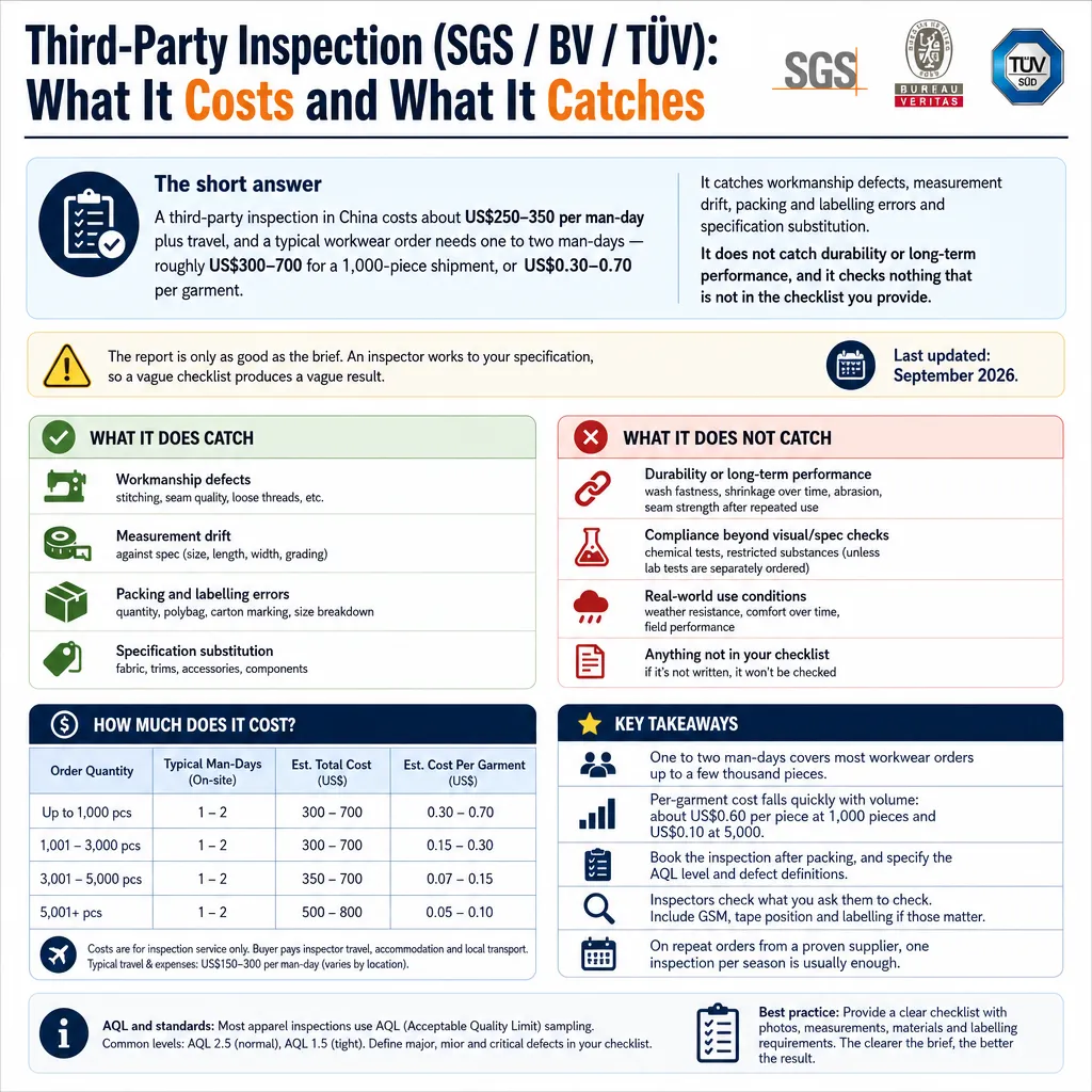third party inspection cost