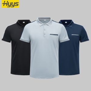 Stand collar quick-drying work T-shirt YJ-1189T
