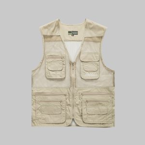 summer multi pocket mesh work vest