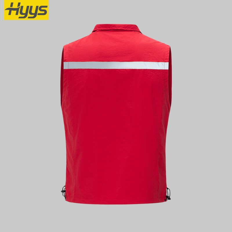 High visibility waterproof work vest - Image 6