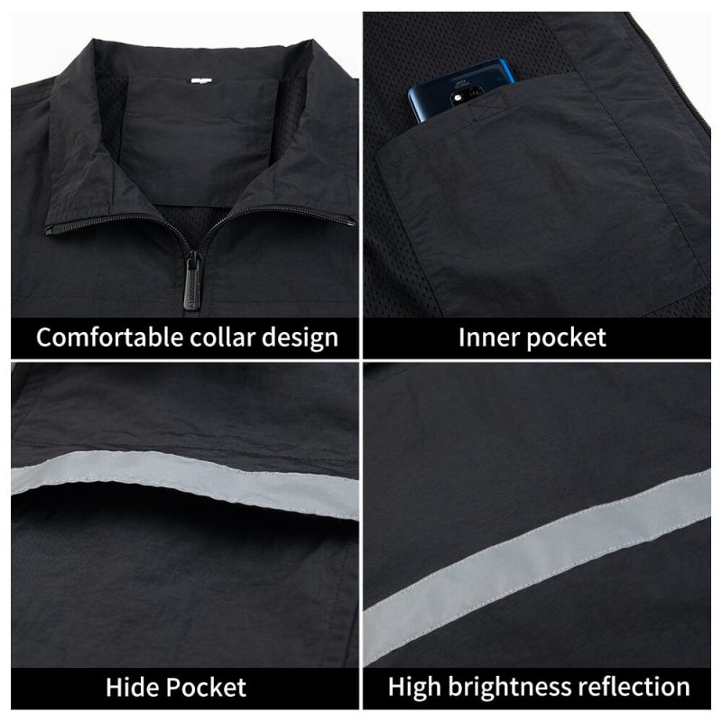 high visibility waterproof work vest