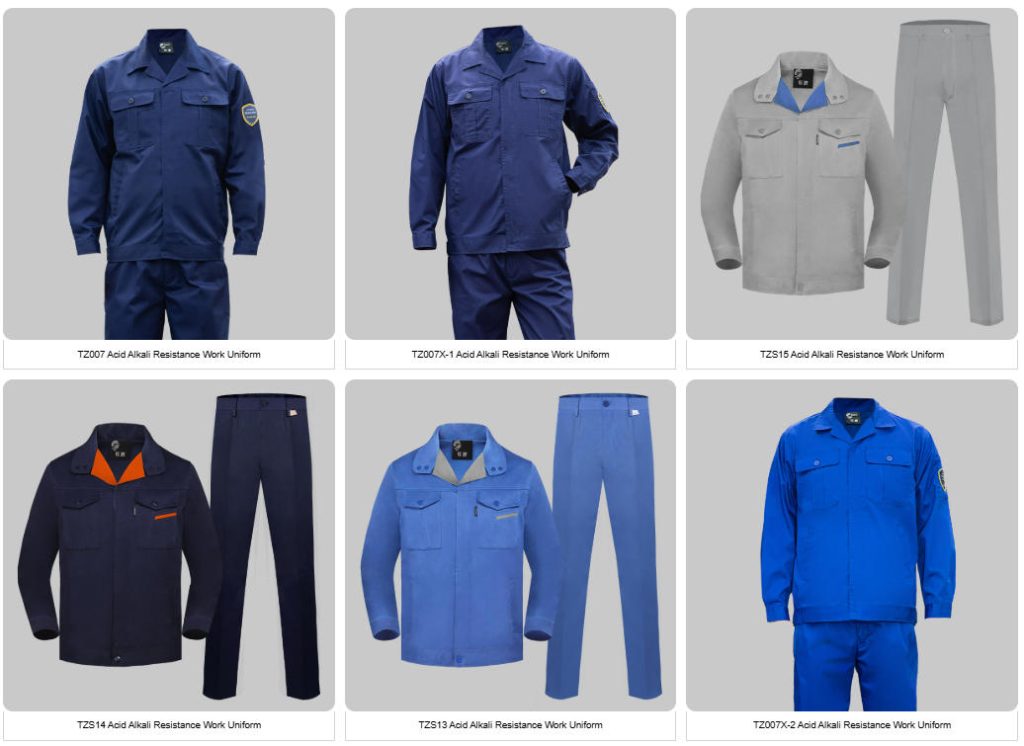 Acid and Alkali Resistant Clothing