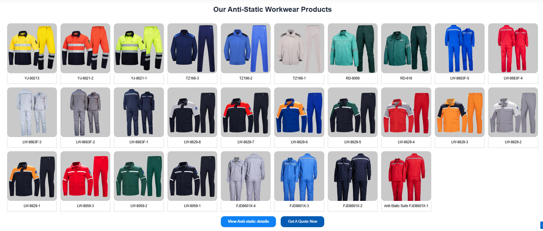 anti static clothing