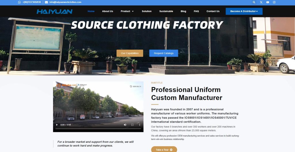 china clothing manufacturer