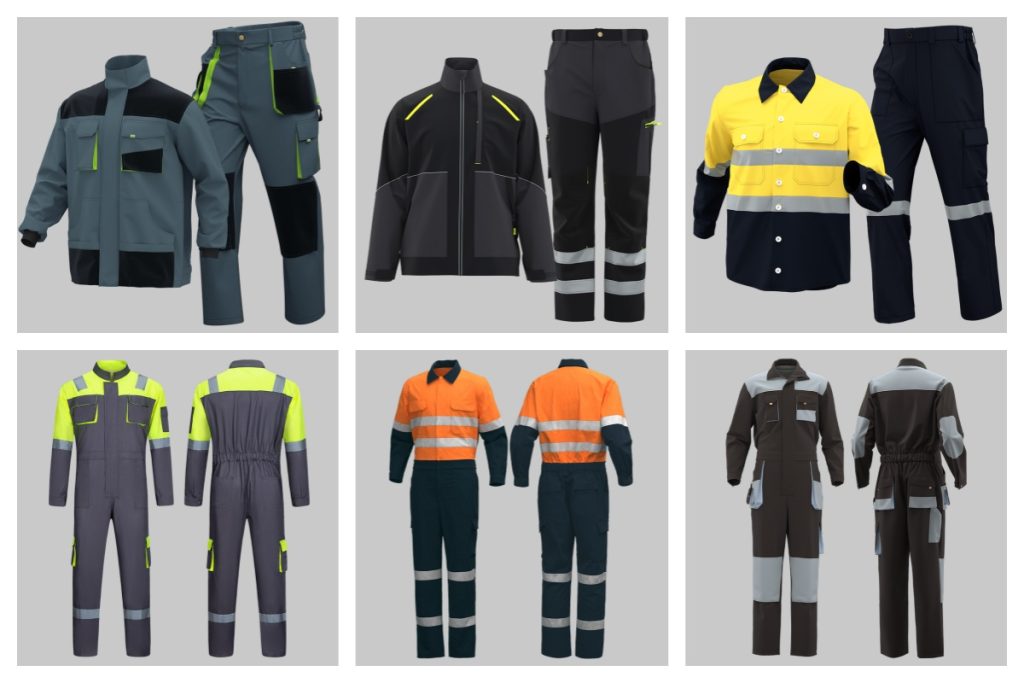 coveralls and suit uniforms