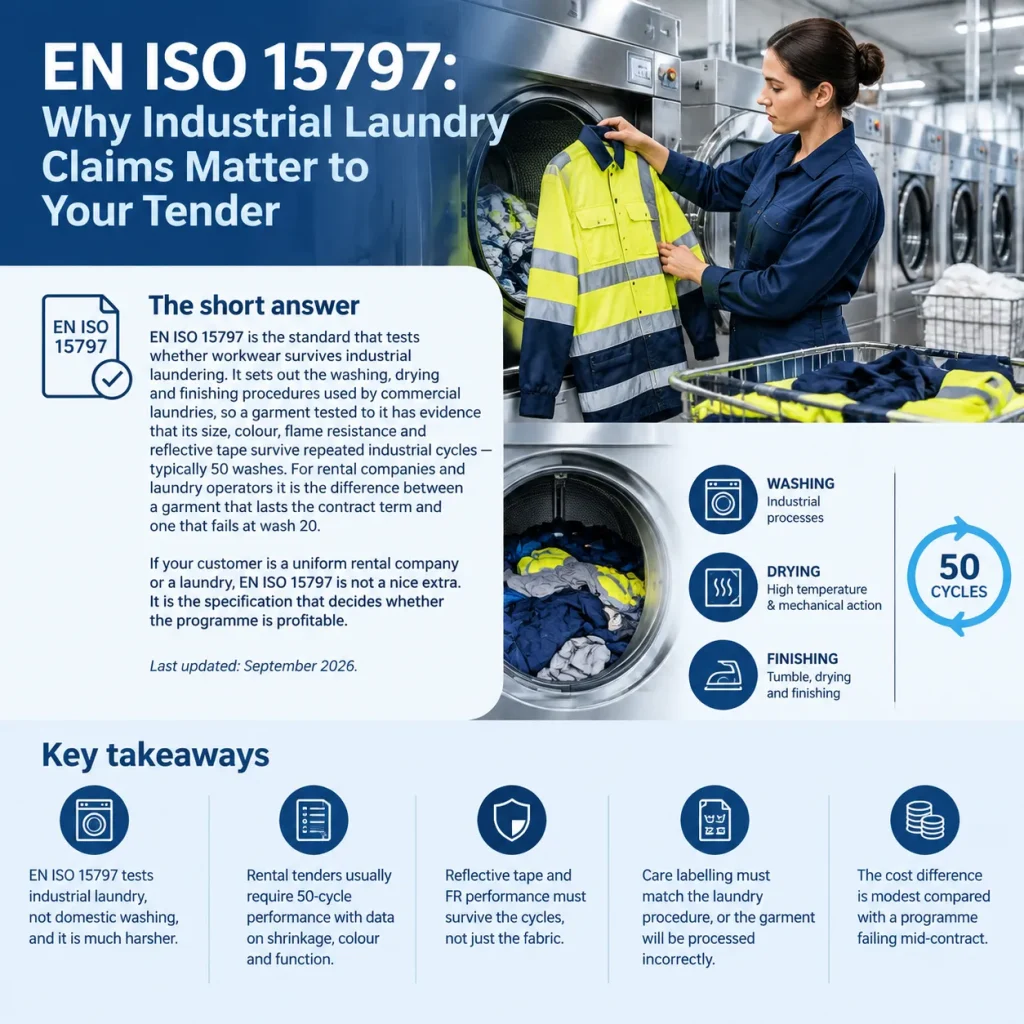 EN ISO 15797: Industrial Laundry Testing Explained