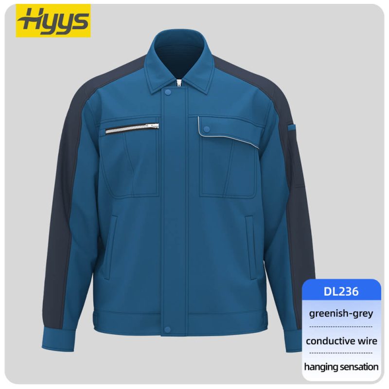 dl236-high-quality-wear-resistant-work-clothes-jacket-crab-green
