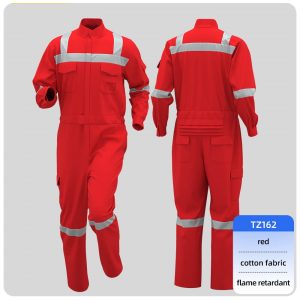 pure cotton flame retardant high visibility coveralls