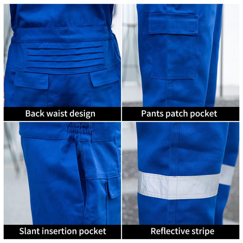 Pure Cotton Flame Retardant High-visibility Coveralls - Image 2