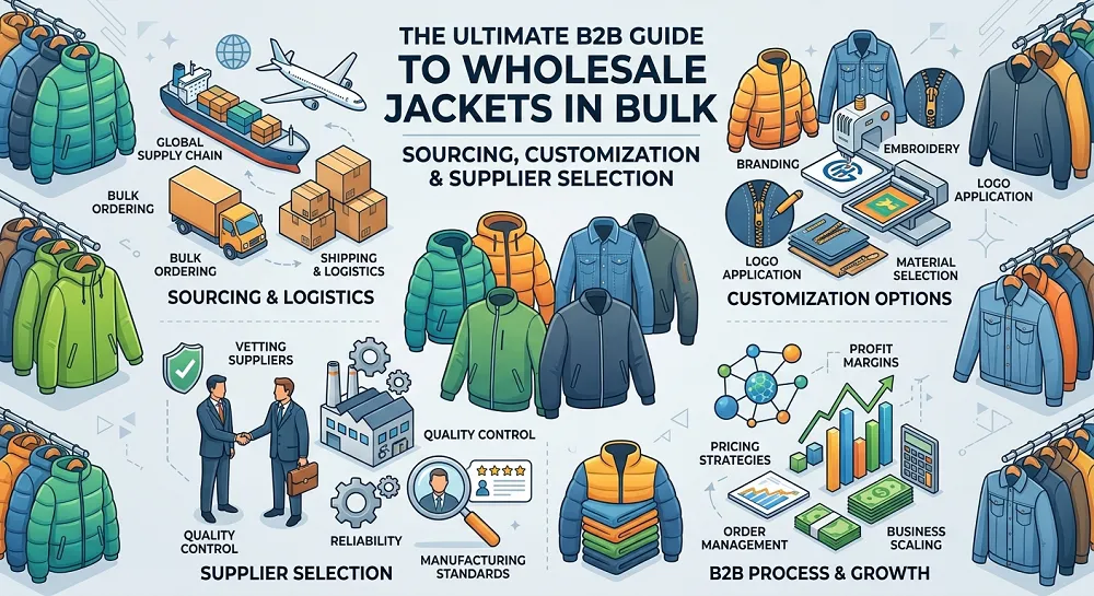 guide wholesale jackets in bulk sourcing customization supplier selection
