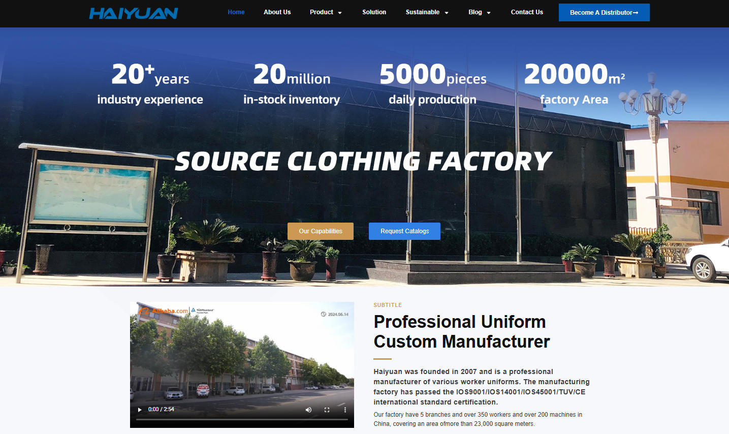 haiyuan clothing factory