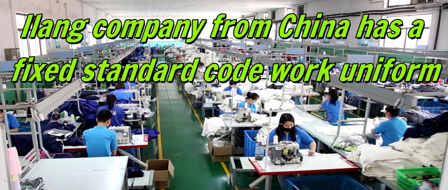 Korean company imports custom logo work uniforms from China