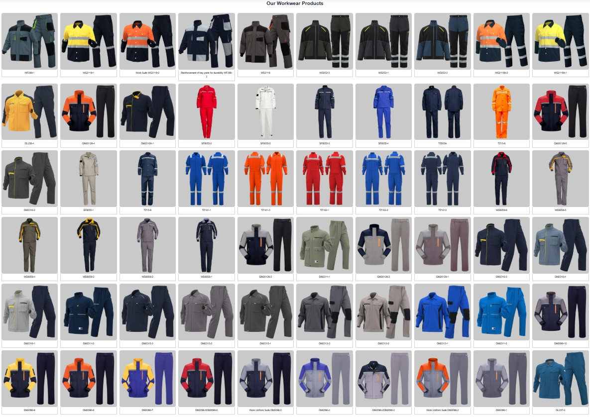 polyester cotton workwear