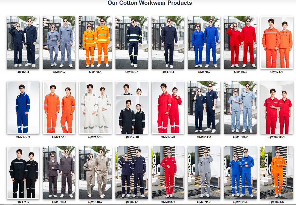 pure cotton work clothes