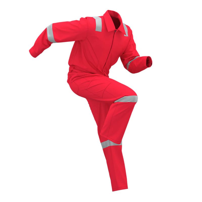 Cotton spring autumn high-visibility coveralls - Image 7