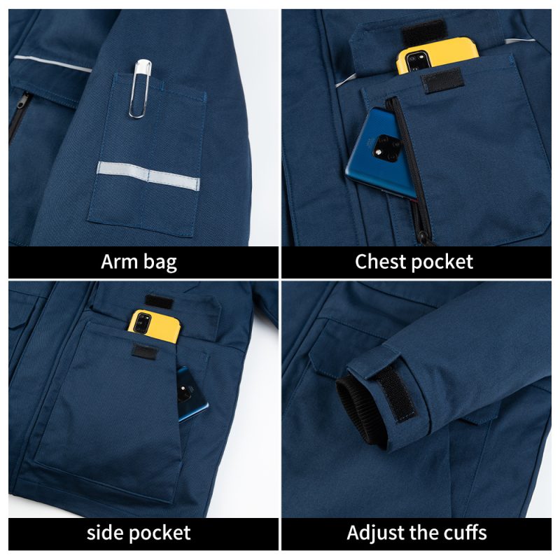 winter 100% cotton detachable fashion jacket