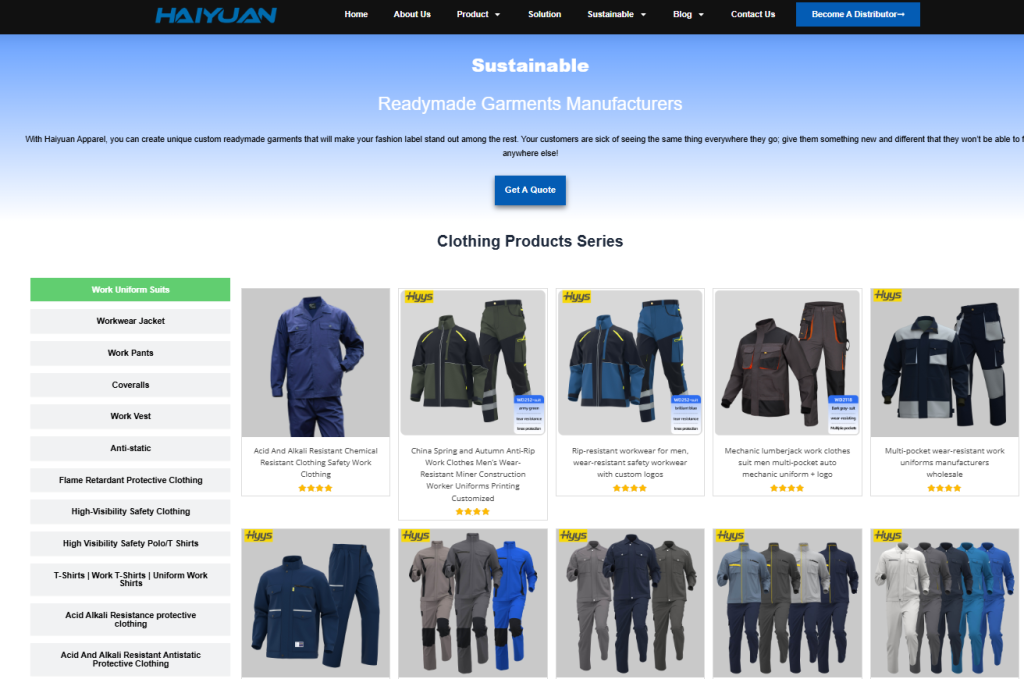 readymade garments manufacturers